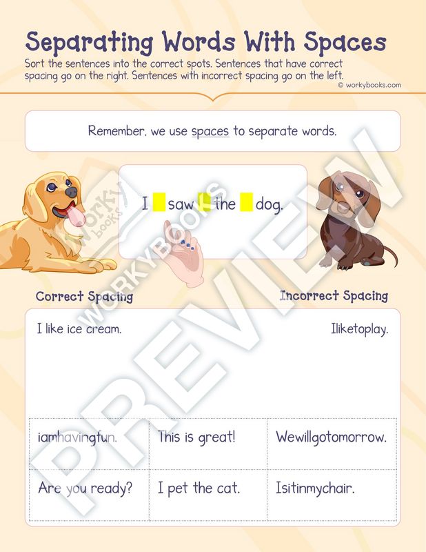 worksheet-separating-words-with-spaces-space-between-words