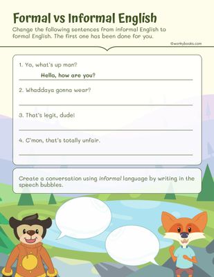 Worksheets on Common Core Standard -L.2.3 | Interactive | Printable